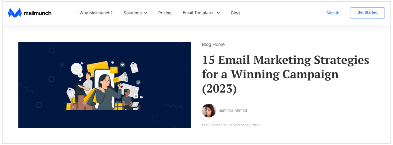 post pilastro di email marketing